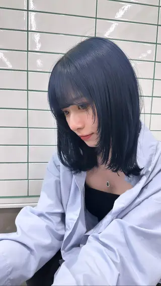 ミディアム カラー 🌟艶カラー🌟 /ハイトーン/舜希のヘアスタイル
