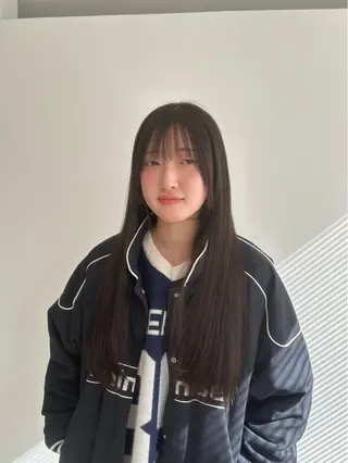 ロング タナカ レイヤのヘアスタイル