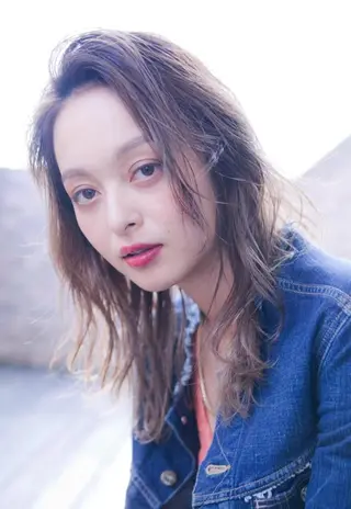 ロング カラー レイヤーカット/艶髪 🎀笠原 優花🎀のヘアスタイル