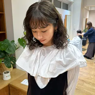 ショート パーマ 大橋 芽衣のヘアスタイル