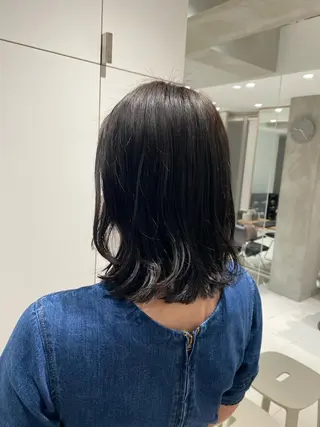 ミディアム カラー ナチュラル/韓国💎 haruka 💎のヘアスタイル