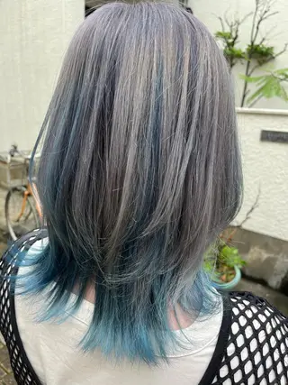 ミディアム カラー 原宿サロン代表 デザインカラー伊藤卓のヘアスタイル