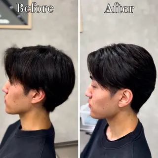 ショート パーマ メンズ 🔮メンズ縮毛矯正 毛流れパーマ💎竹永のヘアスタイル