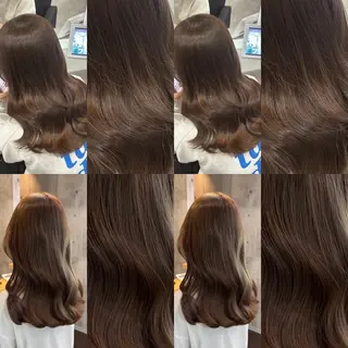 ロング カラー ✨韓国艶髪✨ケア ブリーチ🫧アキラのヘアスタイル