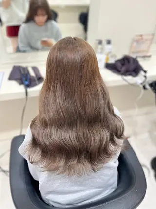 カラー ベージュ・ラベンダー カラー🎀りりのヘアスタイル