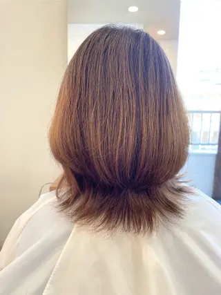 セミロング アミーベル🧸🧡 井口店✂️しおりのヘアスタイル