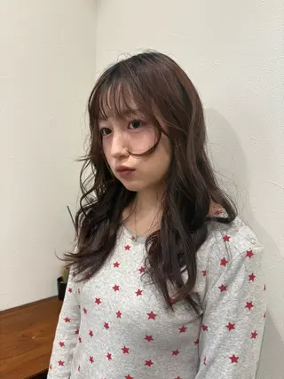 セミロング カラー くすみカラー/ ora🪡🤎のヘアスタイル