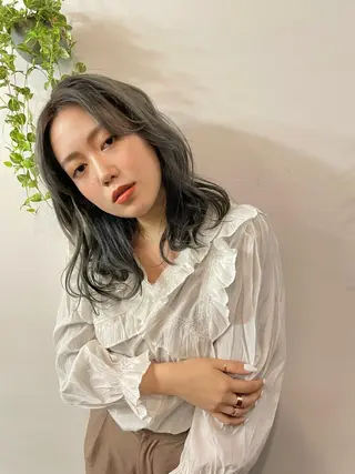 セミロング カラー ツヤ美髪💐 髪質改善/高山愛来のヘアスタイル