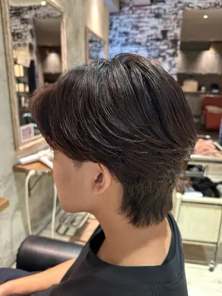 ショート パーマ ヘアアレンジ メンズ 瀧尻 光のヘアスタイル