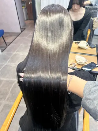 ロング カラー 韓国×髪質改善カラー 💎hinaのヘアスタイル