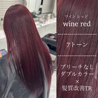 カラー ♡艶髪ブラウン himi♡のヘアスタイル