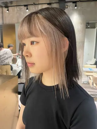 ミディアム カラー AIKA🤍 カットモデル募集🫧のヘアスタイル