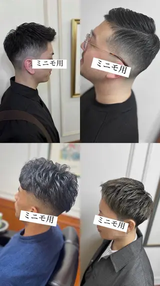 ショート メンズ 佐々木/無料フェード 30代迄口コミで無料のヘアスタイル