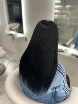 セミロング カラー 野崎 孝章のヘアスタイル