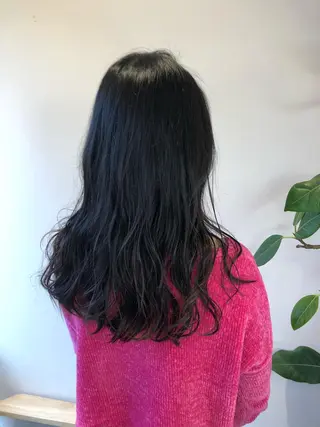 セミロング ボブ韓国風レイヤー 髪質改善/畠中ケントのヘアスタイル