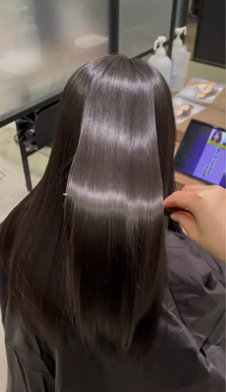 セミロング 大浦 姫奈のヘアスタイル