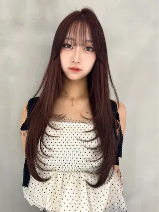 ロング カラー 艶ハイトーンブリーチ 颯のヘアスタイル