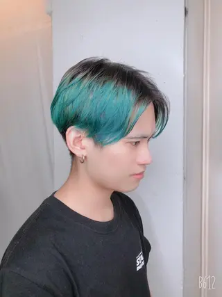 メンズ デザインカラー🎨 下北沢 / 磯部のヘアスタイル