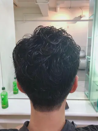 パーマ メンズ 保住 亮太のヘアスタイル