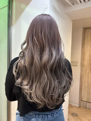 ロング 大人カラー✳︎ボブ 横関由美のヘアスタイル