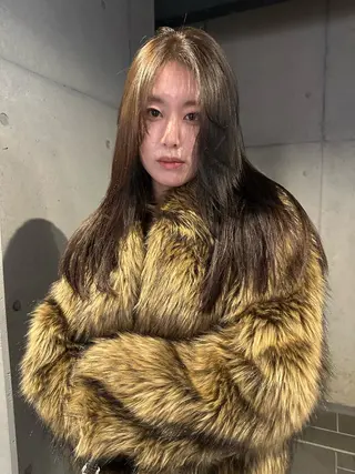 ロング カラー ウルフ/レイヤー🟠 山本祐輔🟠のヘアスタイル