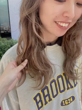 ロング カラー 梅田/美髪カラー/ ガーリー🎀/Noeのヘアスタイル