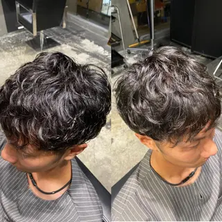 パーマ メンズ Agu hair lore沼館店所属・八戸パーマ/メンズパ ーマ/シンゴ。のヘアスタイル