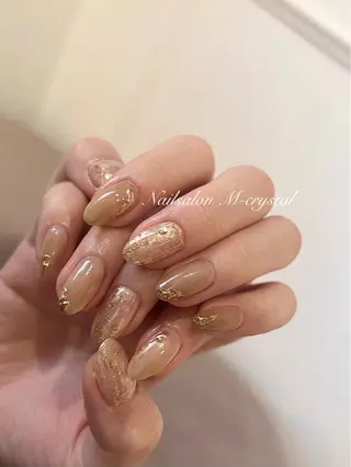 ミディアム Nailsalon M-crystalのネイルデザイン