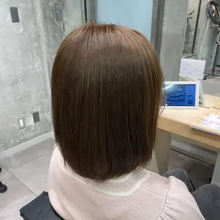 ショート カラー 透明感カラー×ヘア アレンジ🪽しおりのヘアスタイル