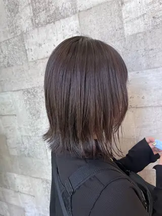 ミディアム カラー 北島 遥香🫧インナ ー /ベージュカラーのヘアスタイル