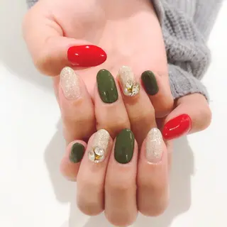 ネイル 🎀12/08ご予約 ◎ 本田 知美🎀のネイルデザイン