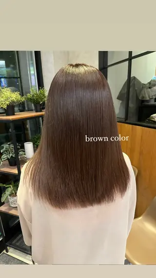 セミロング カラー ヘアアレンジ yuuri🎀/大宮 /韓国ヘア/レイヤーのヘアスタイル