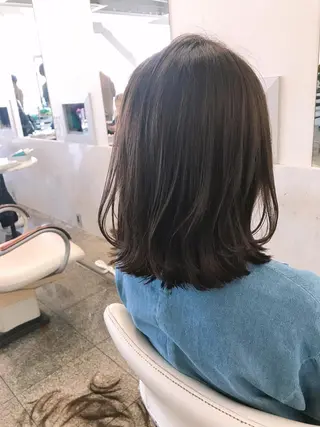 セミロング 大森 有紗のヘアスタイル