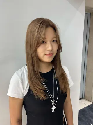 ミディアム 💫ハイトーンボブ/ HARU💫のヘアスタイル