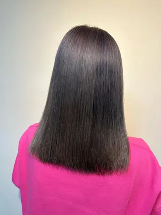 セミロング 水谷 菜央のヘアスタイル