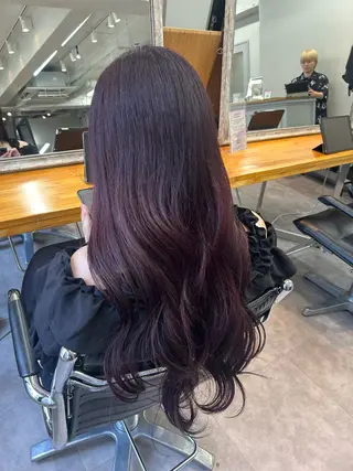 ロング 池袋🫧mio🫧 透明感ワンカラー🫧のヘアスタイル