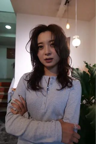 ミディアム パーマ パーマ特化/ 藤沢/HYOのヘアスタイル