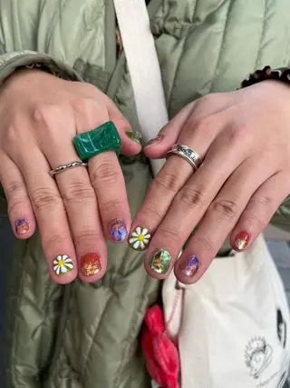 ネイル AOI✩⡱ y2kネイルのネイルデザイン