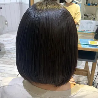 ミディアム 伊藤 歩のヘアスタイル