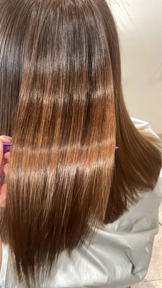 セミロング macaron富田所属・マカロン富田 みくのヘアスタイル