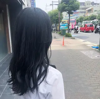 ロング 波巻きスパイラル/ メンズパーマ/ゆうひのヘアスタイル