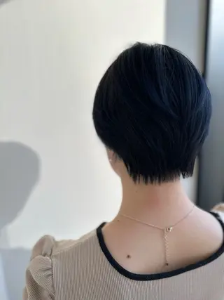 ショート カラー 巻けるケア縮毛矯正✨ ケアカラー✨山下のヘアスタイル