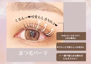 マツエク・マツパ memelu大阪梅田店所属・川崎 彩生のマツエク・マツパデザイン