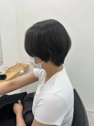 ショート カラー ヘアセット/ワンカラ ー💐nao.のヘアスタイル