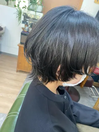 ショート 永沼 真依のヘアスタイル