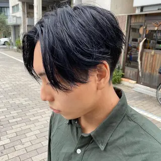 カラー メンズ ミモリ ユウタのヘアスタイル