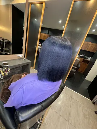 ミディアム カラー 横浜/エクステ特化× 艶カラー/あいかのヘアスタイル