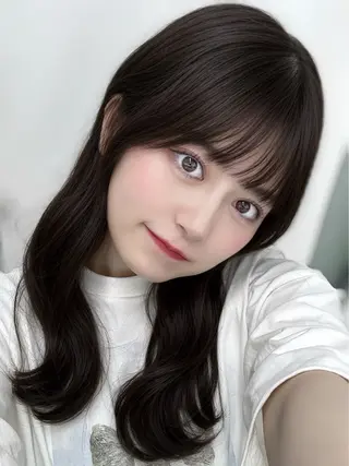 ロング レイヤー/韓国❣️ 縮毛矯正/おばかんのヘアスタイル