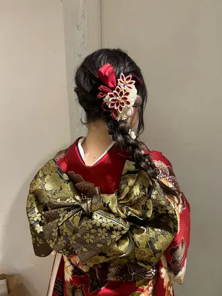 ヘアアレンジ 🦋Misaki🦋 メンズパーマ/着付けのヘアスタイル