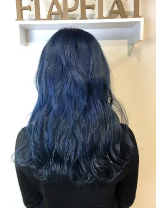 ロング カラー 青野 文香のヘアスタイル